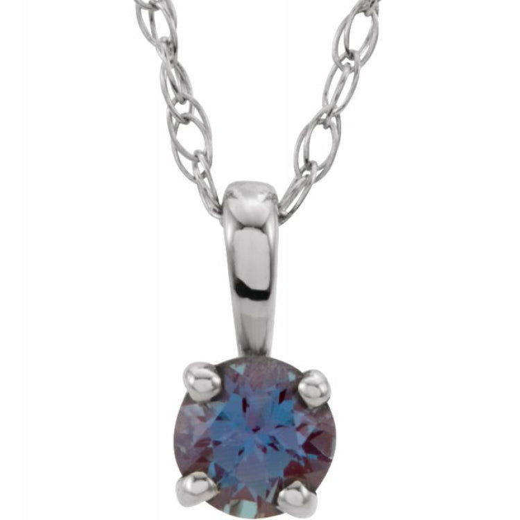 Youth Birthstone Necklace Or Pendant