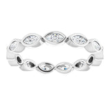 Bezel-Set Eternity Band