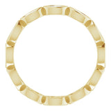 Bezel-Set Eternity Band