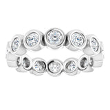 Bezel-Set Eternity Band