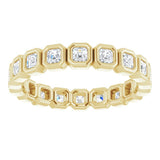 Bezel-Set Eternity Band