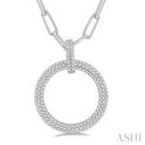 Circle Diamond Pendant