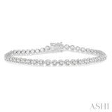 Illusion Plate Diamond Bracelet