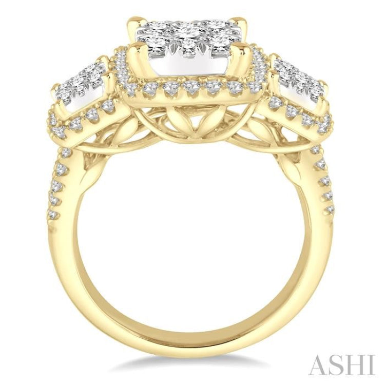 Lovebright Past Present & Future Diamond Ring