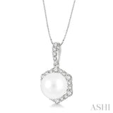 Pearl & Diamond Pendant