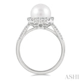 Pearl & Diamond Ring