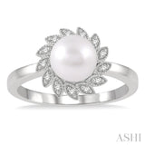 Pearl & Diamond Ring