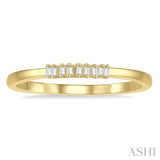 Stackable Petite Baguette Diamond Fashion Ring