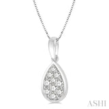 Pear Shape Diamond Pendant