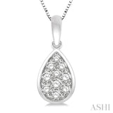 Pear Shape Diamond Pendant